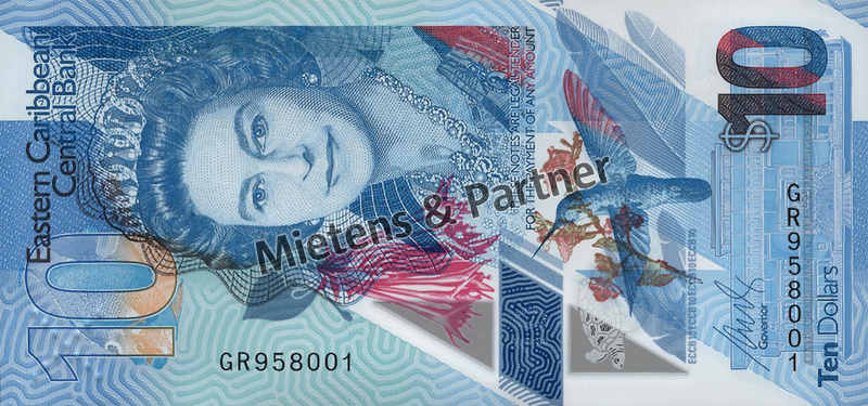 Eastern Caribbean States (Organisation) 10 Dollars (57775)