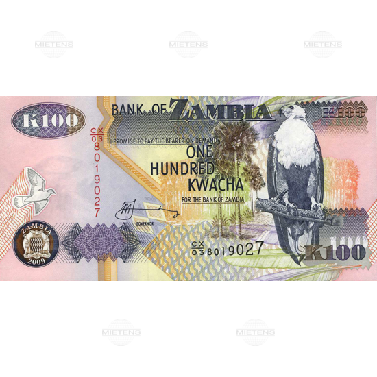 Zambia (Third Republic) 100 Kwacha (28030)