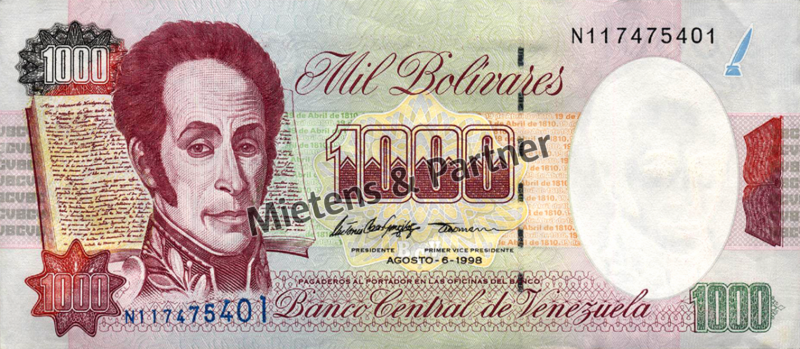 Venezuela (Republic) 1.000 Bolivares (49874)