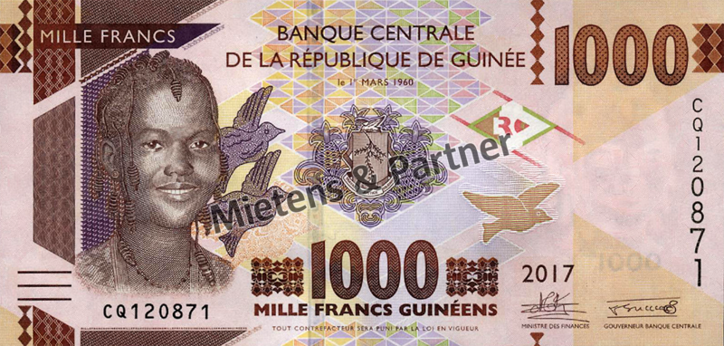 Guinea (Republic) 1.000 Francs (57684)