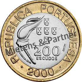 Portugal (Republic) 200 Escudos (07268)