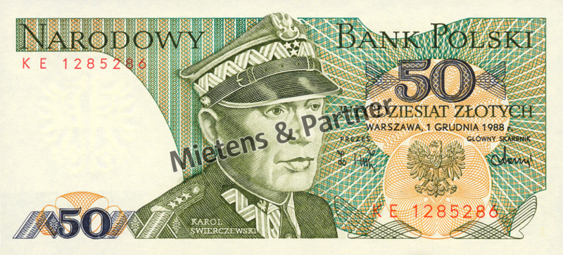 Poland (Polish People's Republic) 50 Zlotych (02527)