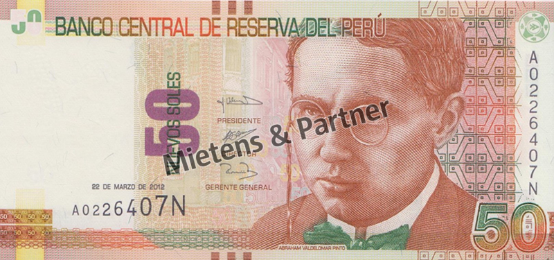 Peru (Republic) 50 Nuevos Soles (40009)
