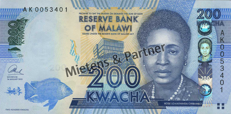 Malawi (Republic) 200 Kwacha (43401)