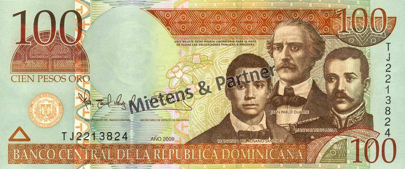Dominican Republic (Republic) 100 Pesos Oro (04378)