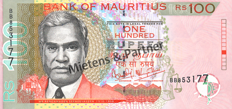 Mauritius (Republic) 100 Rupees (03760)
