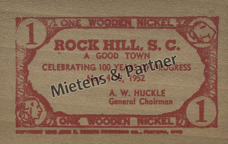 United States of America (Presidential Federal Republic) 1 Wooden Nickel (69035)