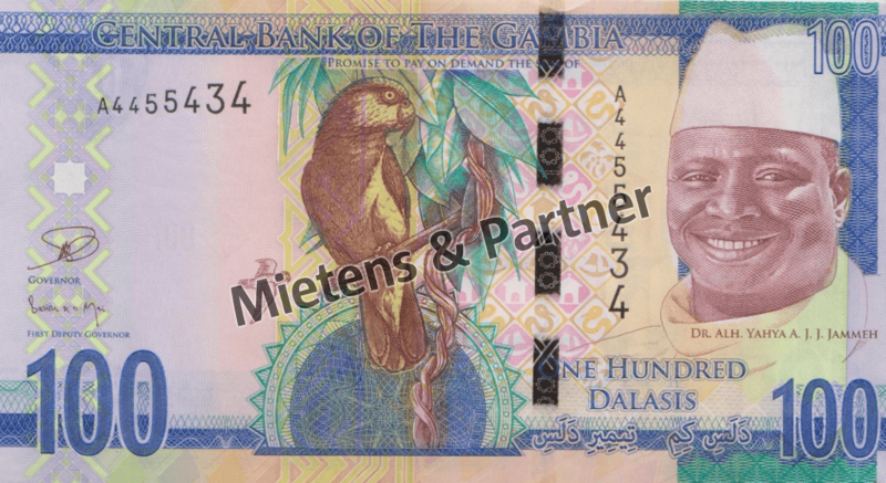Gambia (Republic) 100 Dalasis (41372)