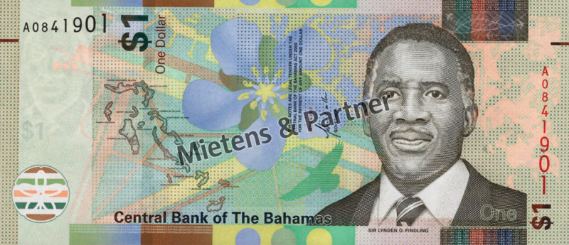 Bahamas (Parliamentary Monarchy) 1 Dollar (51166)