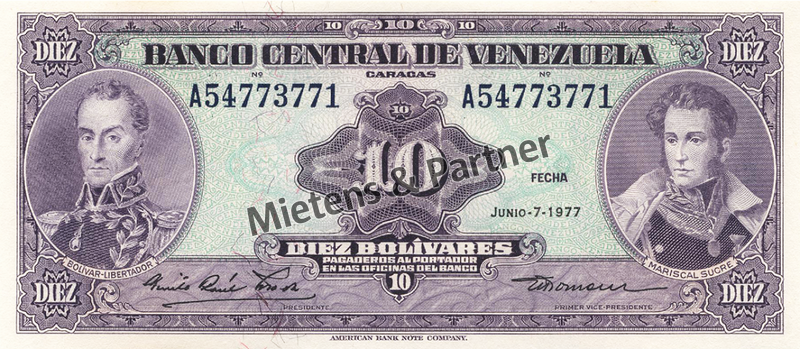 Venezuela (Republic) 10 Bolivares (51737)