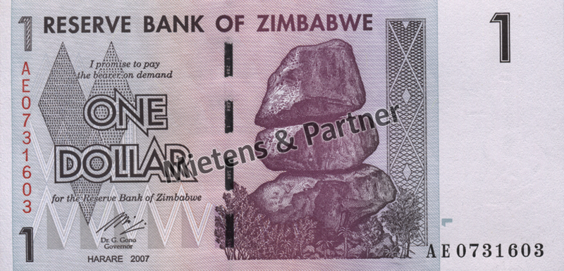 Zimbabwe (Republic) 1 Dollar (03819)