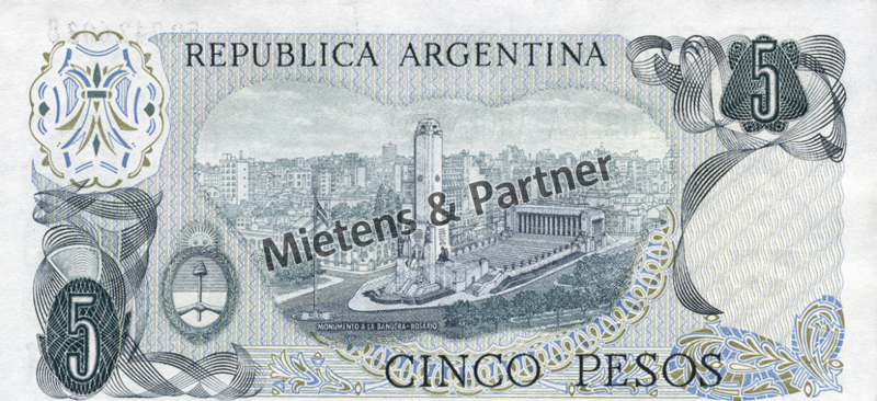 Argentina (Republic) 5 Pesos (04848) - 2