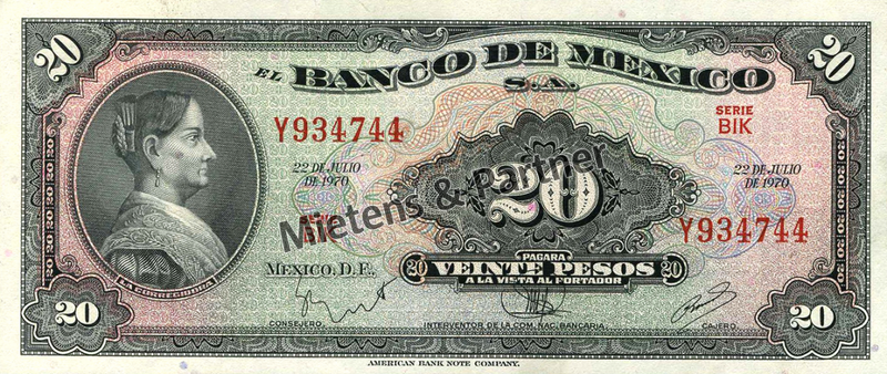 Mexico (Federal Republic) 20 Pesos (45427)
