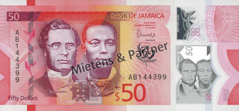 Jamaica (Parliamentary Monarchy) 50 Dollars (67621)