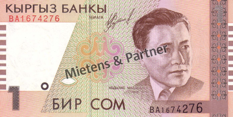 Kyrgyzstan (Republic) 1 Som (02933)