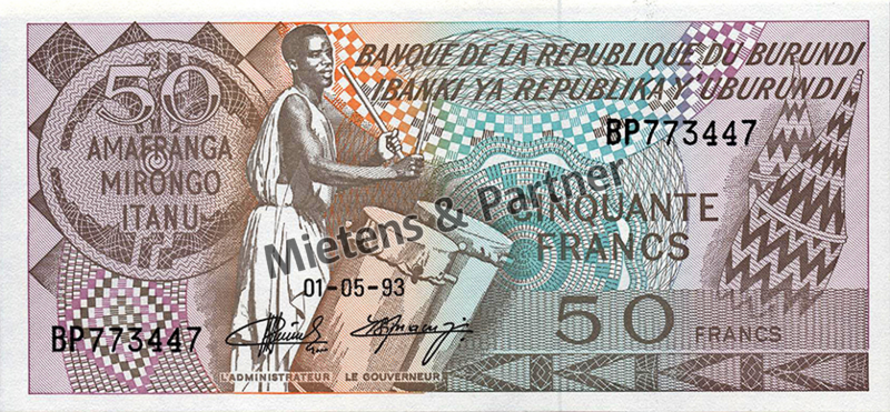 Burundi (Republic) 50 Francs (50191)
