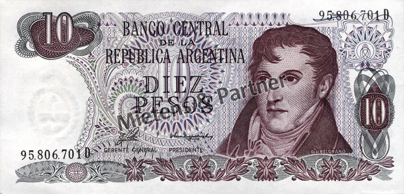 Argentina (Republic) 10 Pesos (44755) - 1
