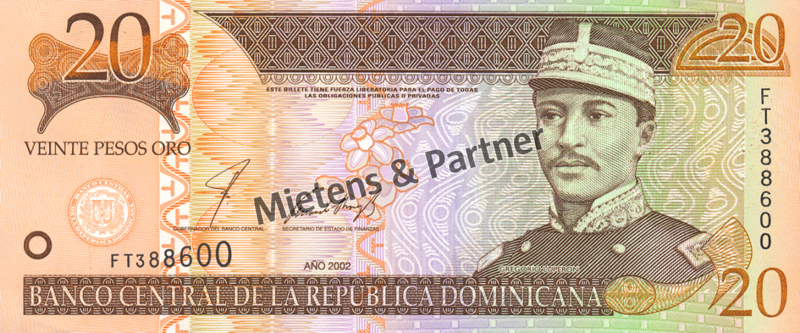 Dominican Republic (Republic) 20 Pesos Oro (04357)