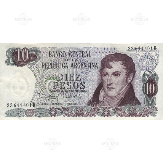 Argentina (Republic) 10 Pesos (04849)