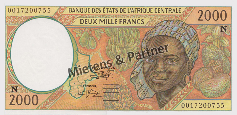 Equatorial Guinea (Republic) 2.000 Francs (32941)