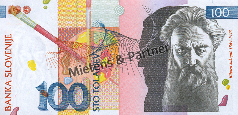 Slovenia (Parliamentary Republic) 100 Tolarjev (03042)
