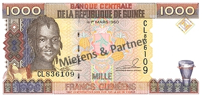 Guinea (Republic) 1.000 Francs (03300)