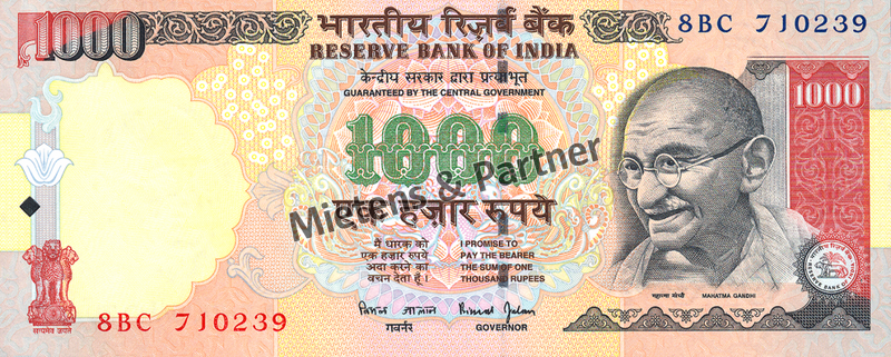 India (Parliamentary Federal Republic) 1.000 Rupees (05103)