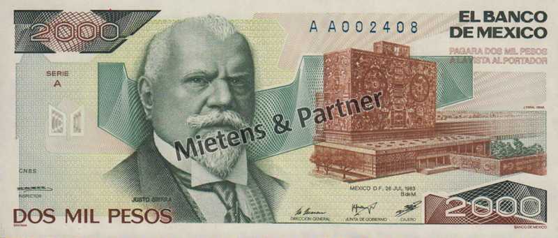 Mexico (Federal Republic) 2.000 Pesos (33279)