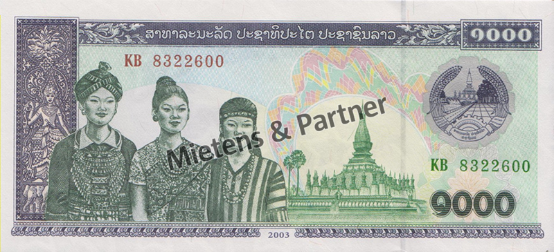 Laos (People's Democratic Republic) 1.000 Kip (35817)