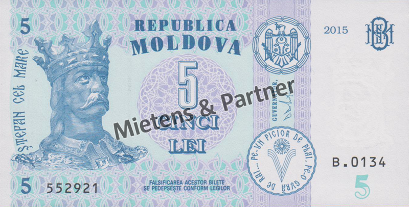 Moldova (Republic) 5 Lei (61283)