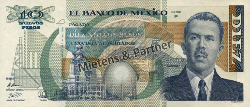 Mexico (Federal Republic) 10 Nuevos Pesos (33288)