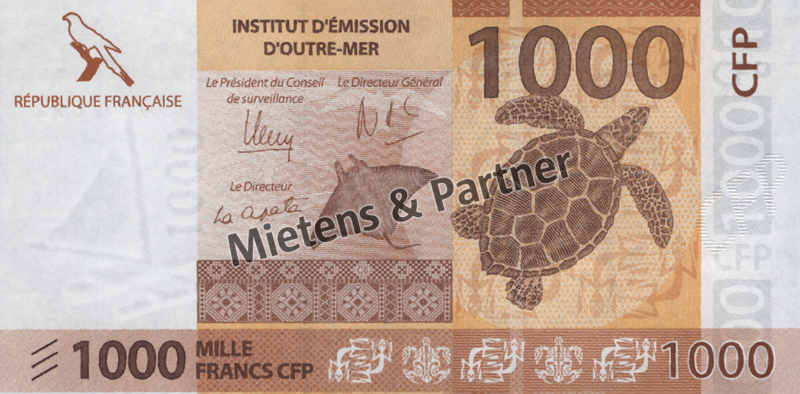 French Pacific Territories (Currency Area) 1.000 Francs (35770)
