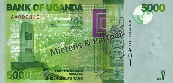 Uganda (Republic) 5.000 Shillings (03651)