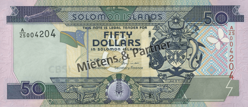 Solomon Islands (Constitutional Monarchy) 50 Dollars (44631)