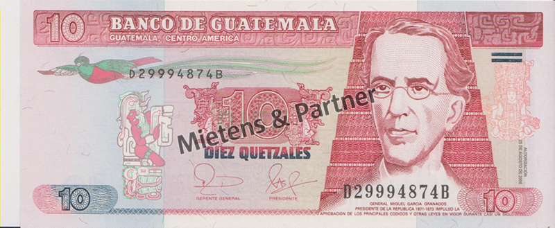 Guatemala (Republic) 10 Quetzales (04109)
