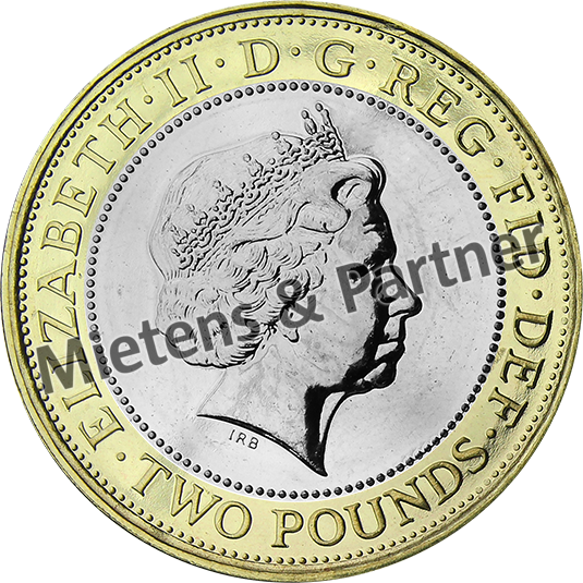 United Kingdom (Parliamentary Monarchy) 2 Pounds (28289)