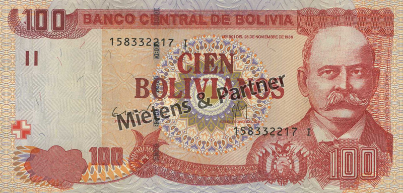 Bolivia (Republic) 100 Bolivianos (45935)