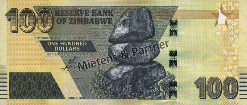 Zimbabwe (Republic) 100 Dollars (64111) - 1