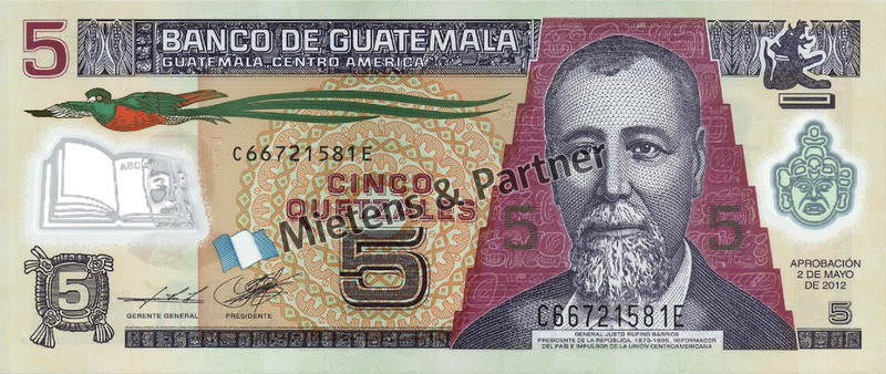 Guatemala (Republic) 5 Quetzales (50303)