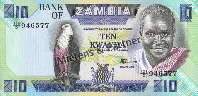 Zambia (Second Republic) 10 Kwacha (03783)