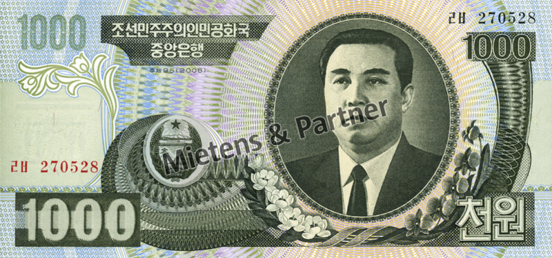 North Korea (Democratic People's Republic) 1.000 Won (05536)