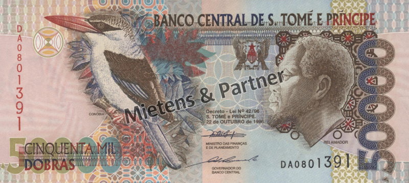 Sao Tome and Principe (Democratic Republic) 50.000 Dobras (50943)