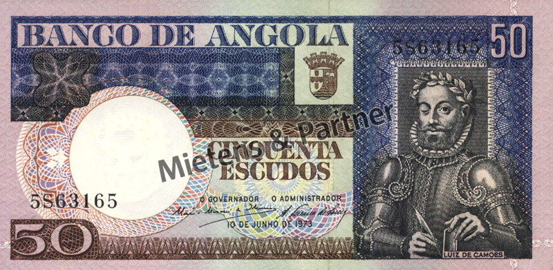 Angola (Portuguese Overseas Territory) 50 Escudos (49211)