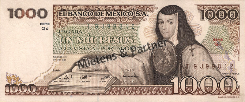 Mexico (Federal Republic) 1.000 Pesos (50294)