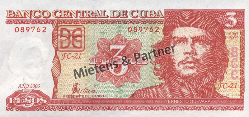 Cuba (Republic) 3 Pesos (50319)
