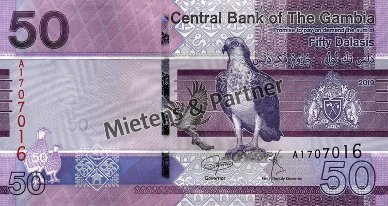 Gambia (Republic) 50 Dalasis (57102)