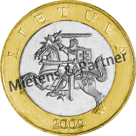 Lithuania (Parliamentary Republic) 2 Litai (09057)