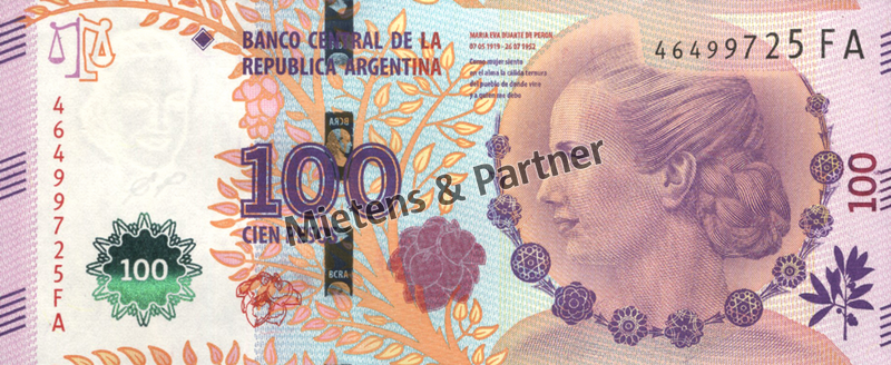 Argentina (Republic) 100 Pesos (43574)