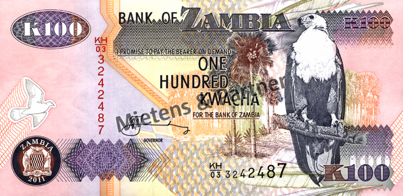 Zambia (Third Republic) 100 Kwacha (30673) - 1