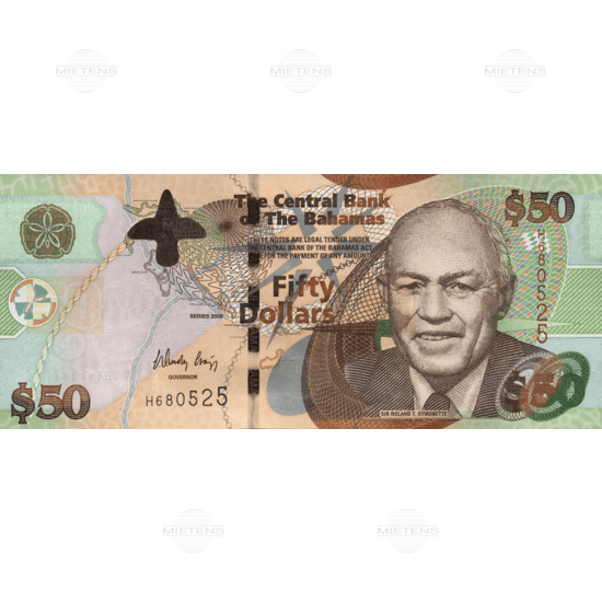 Bahamas (Parliamentary Monarchy) 50 Dollars (47057)